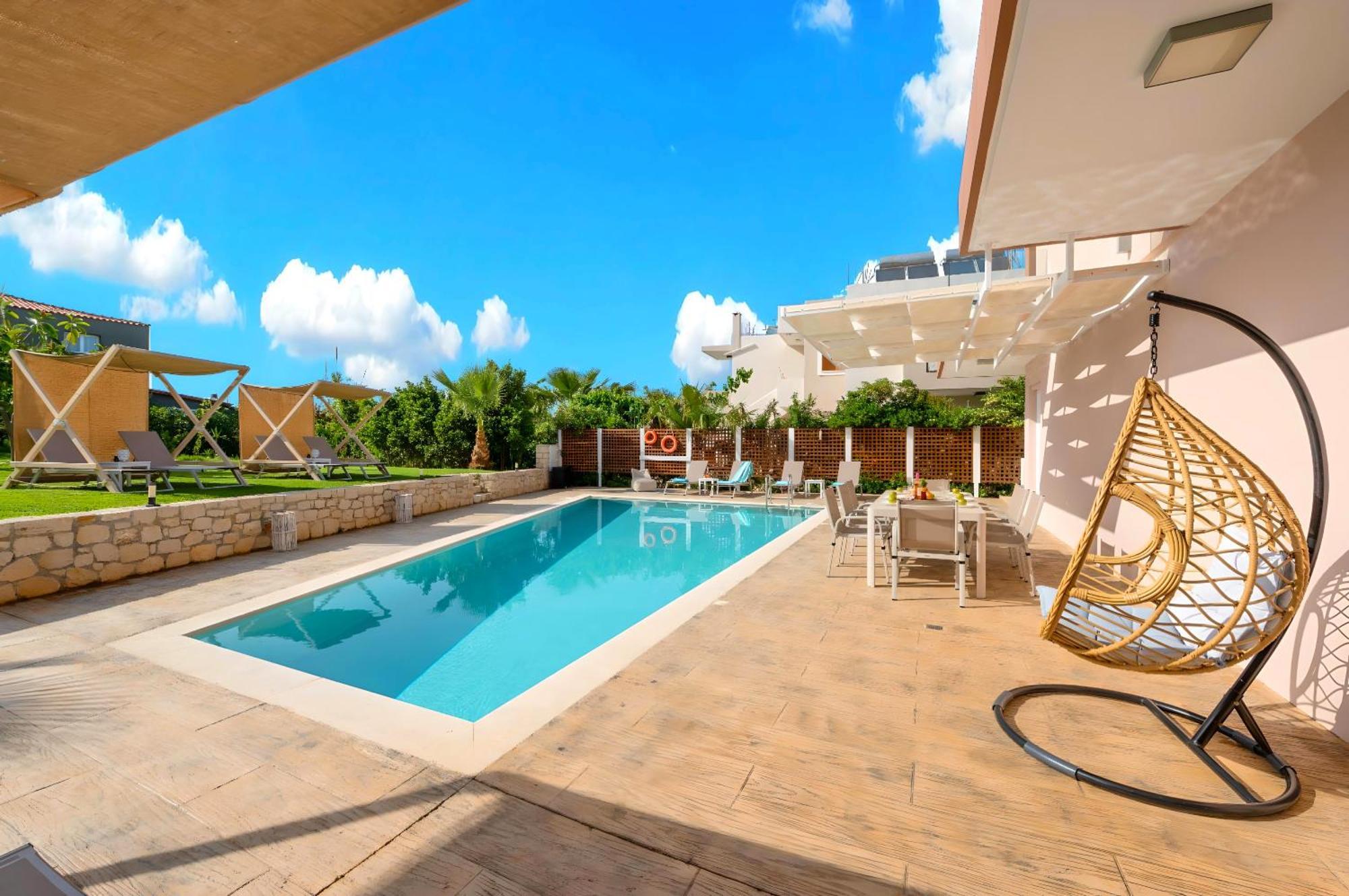 Allas Villa Heated Pool Ханья Экстерьер фото