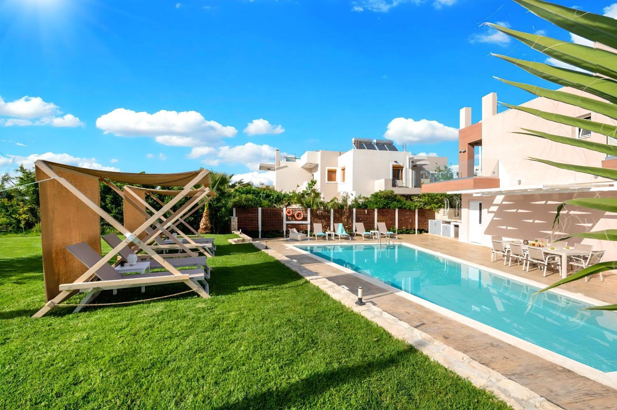 Allas Villa Heated Pool Ханья Экстерьер фото
